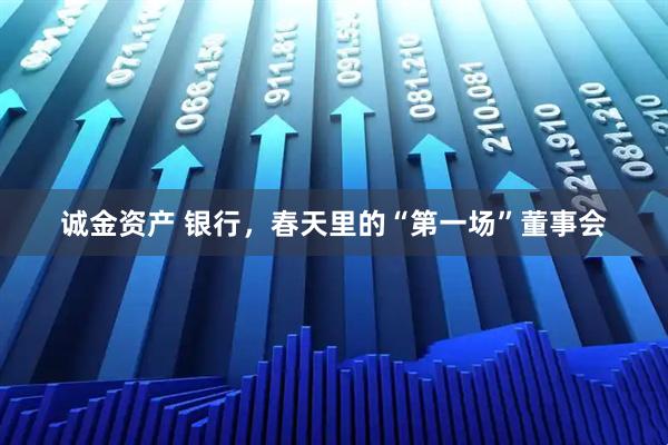诚金资产 银行，春天里的“第一场”董事会