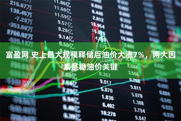 富盈网 史上最大规模释储后油价大涨7%，两大因素是稳油价关键