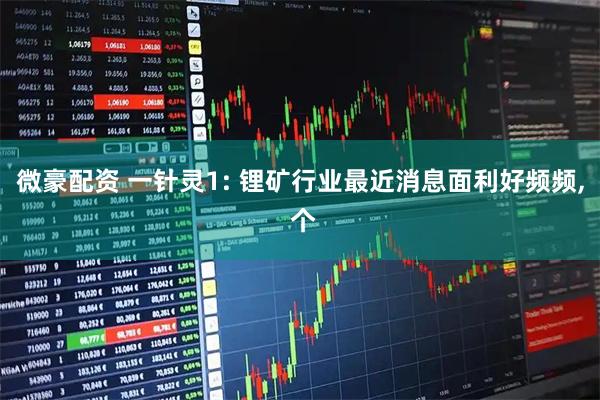 微豪配资 一针灵1: 锂矿行业最近消息面利好频频, 个