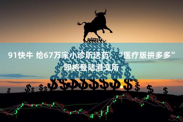 91快牛 给67万家小诊所送药，“医疗版拼多多”即将登陆港交所