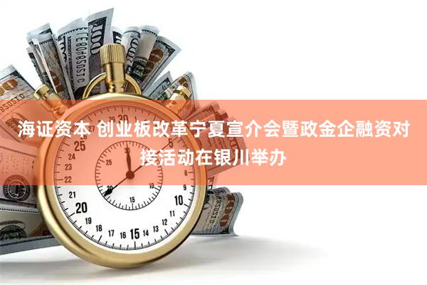 海证资本 创业板改革宁夏宣介会暨政金企融资对接活动在银川举办